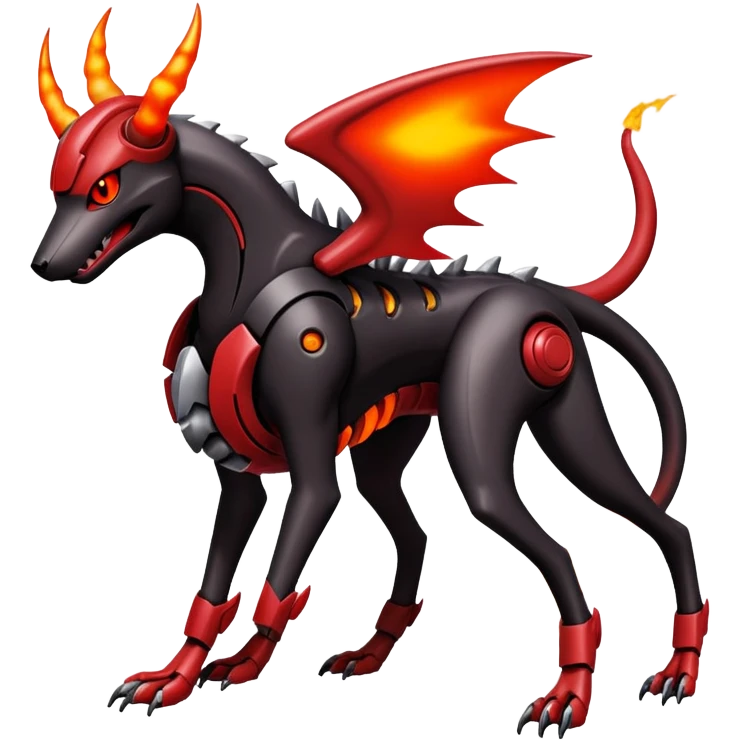 Houndoom-Genesect-Pokémon-Fakémon-hybrid-creature emoji