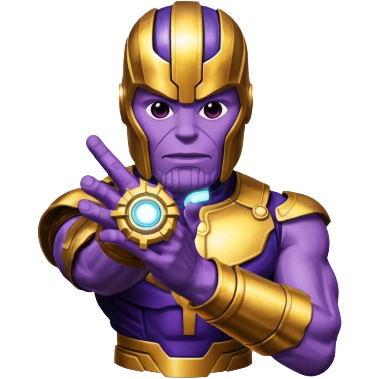 Infinity gauntlet Thanos emoji