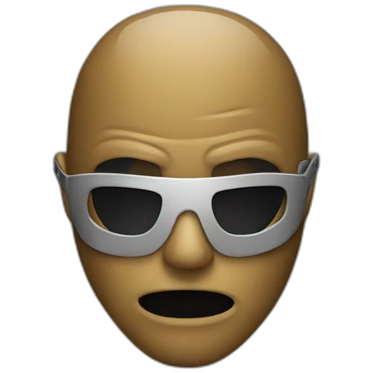 Gangster mask emoji