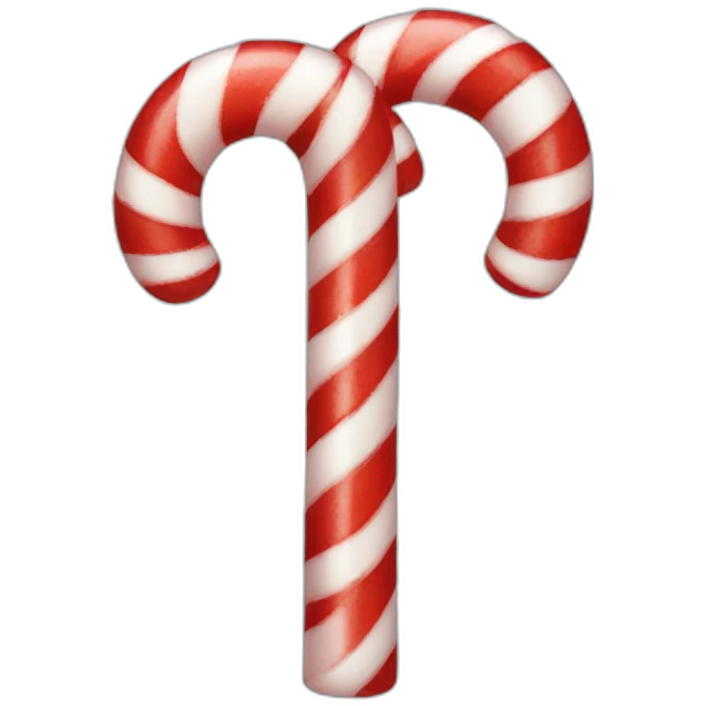 christmas candy cane emoji