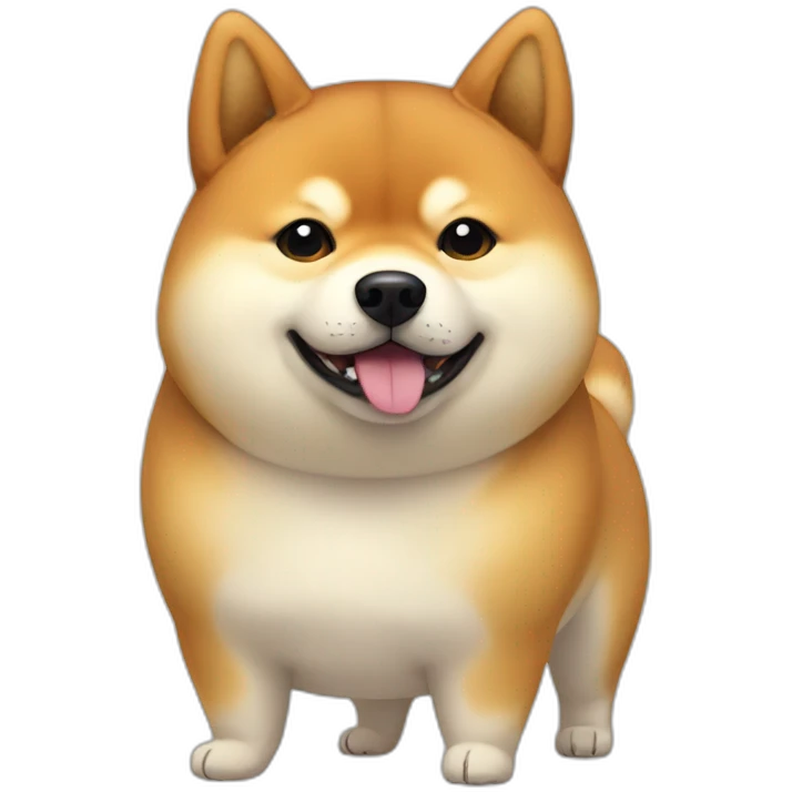 extremely fat shiba emoji