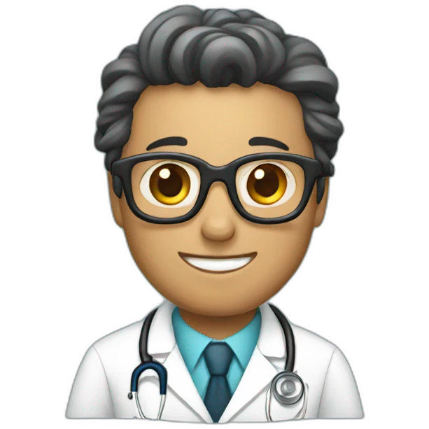 Doctor with syringe emoji