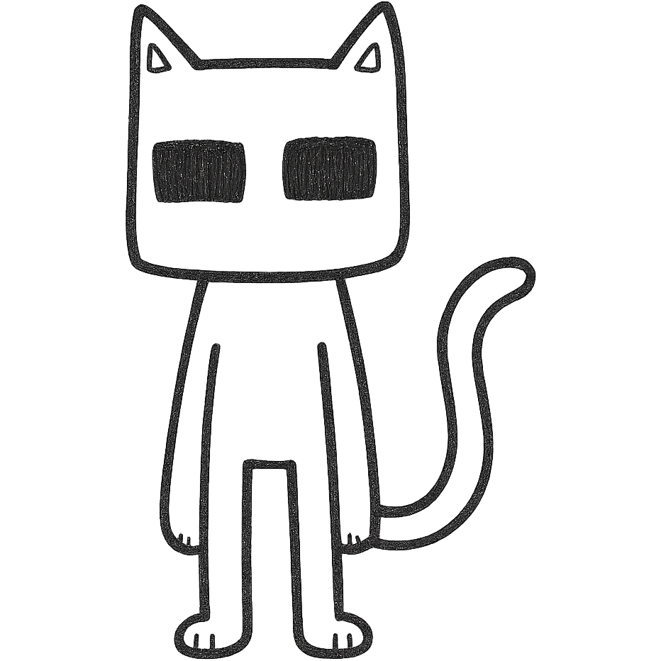 Enderman cat emoji