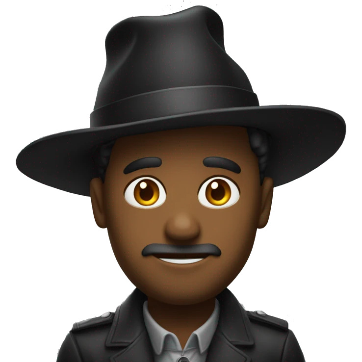 Juste un chapeau noir  emoji