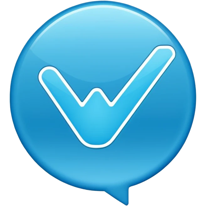 Blue colored tick  like instagram blue tick  emoji