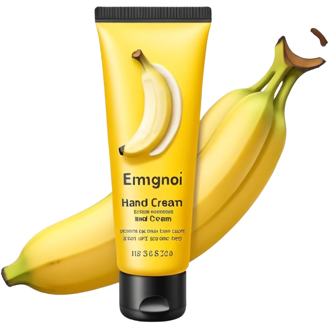 banana hand cream emoji