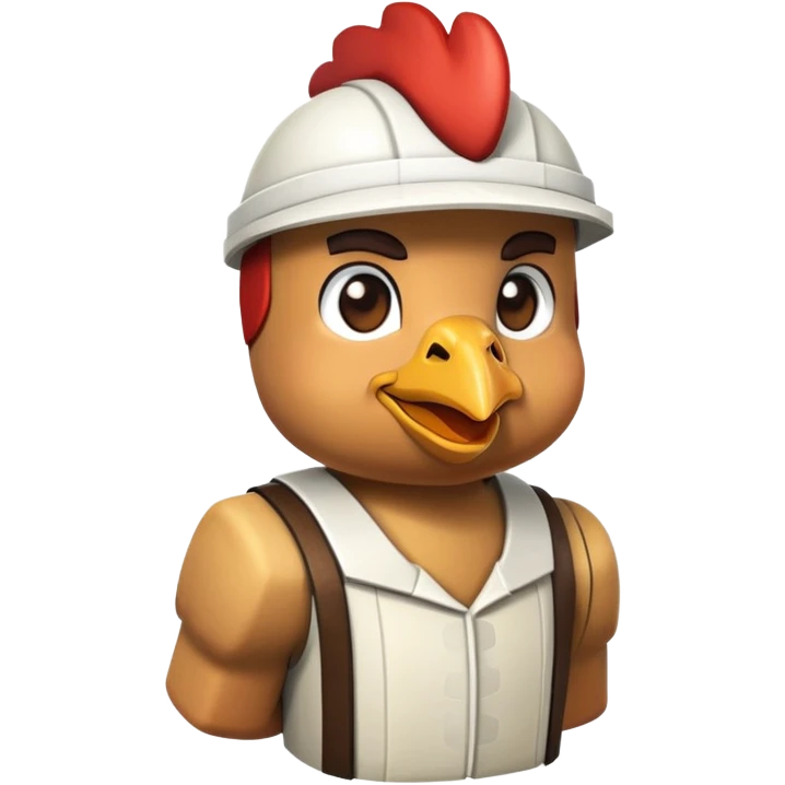 Chicken jockey Minecraft  emoji