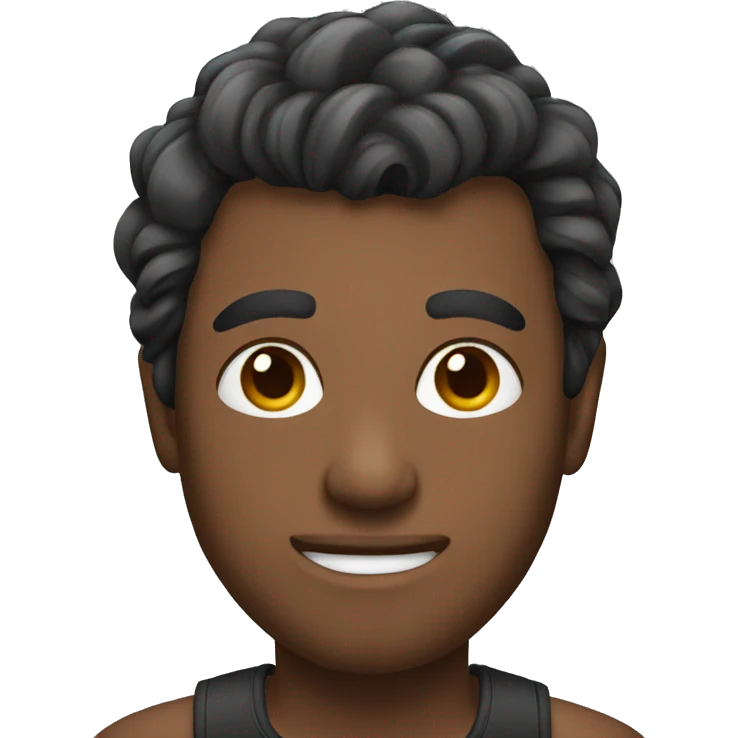 left hair man emoji