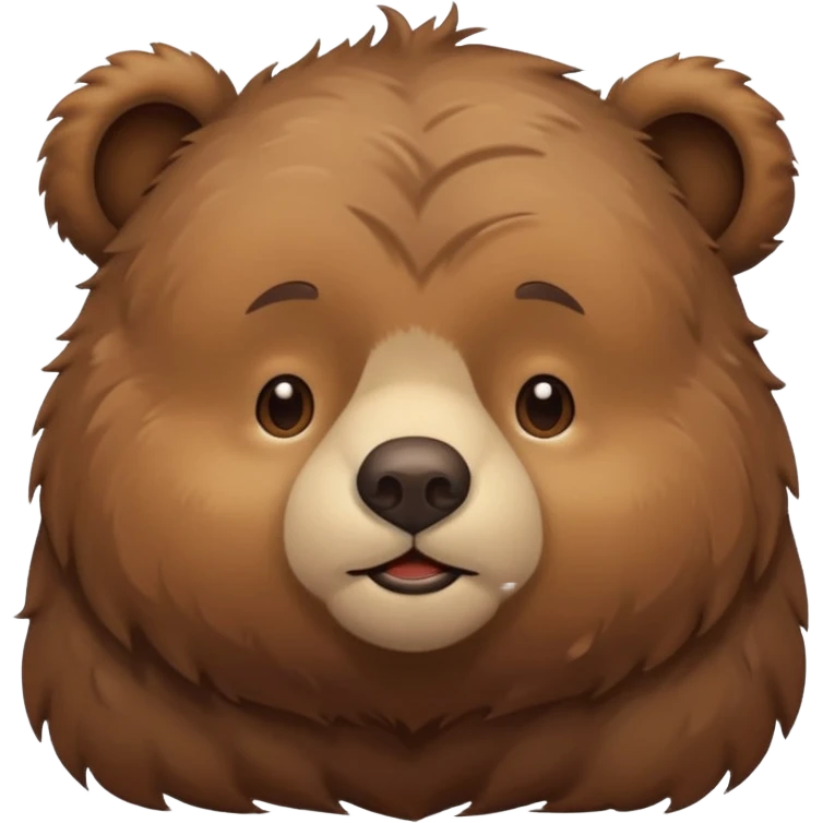 sleepy cute bear emoji