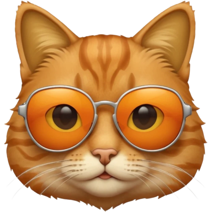 Cat wearing sunglasses emoji