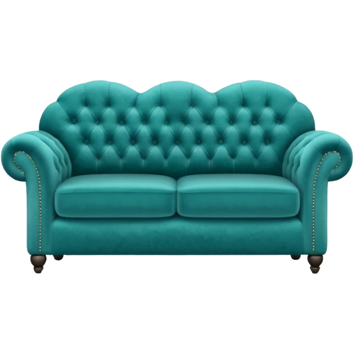 Teal couch emoji