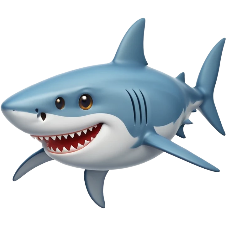 Shark funny emoji