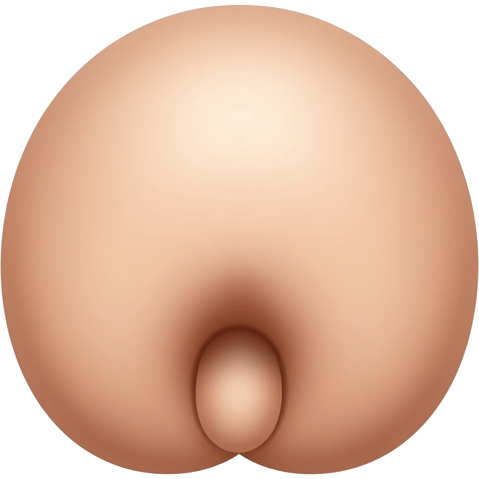 hard male genital emoji