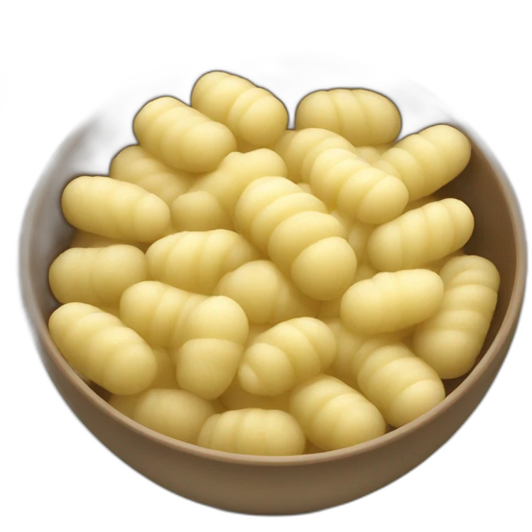 bowl of gnocchi emoji
