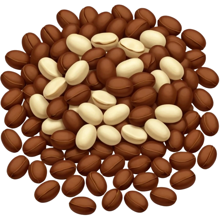 raw beans (like brazilian beans) emoji