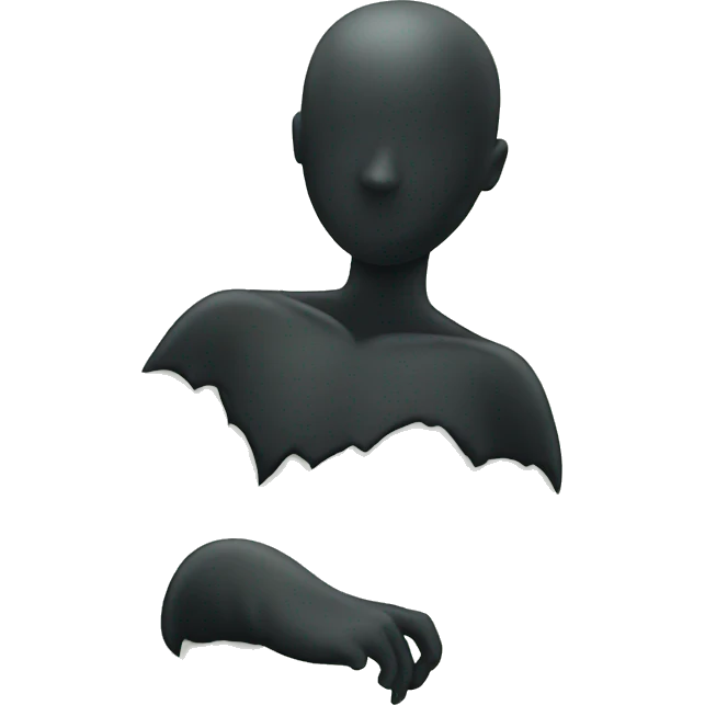 black heart wrapped in ivy emoji