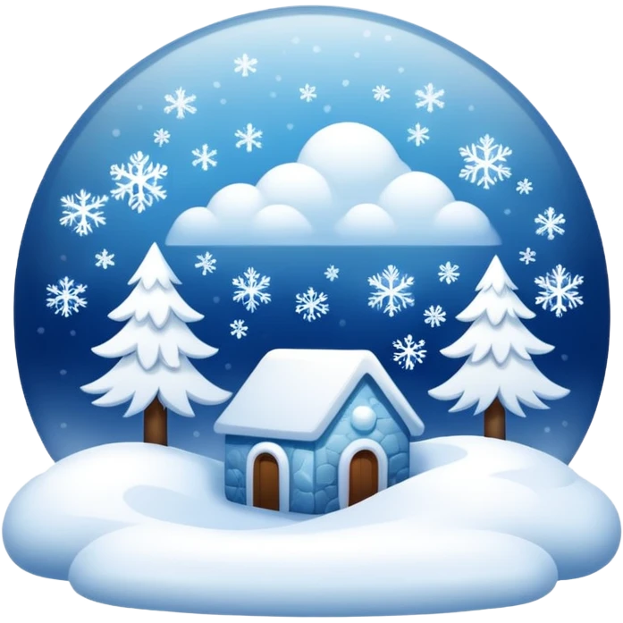 winter snow, freez emoji