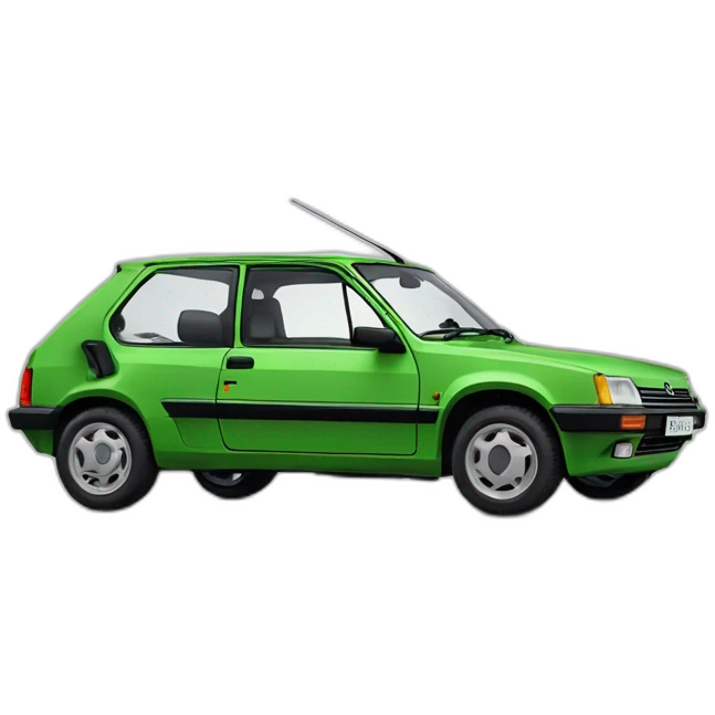 peugeot 205 griffe green emoji