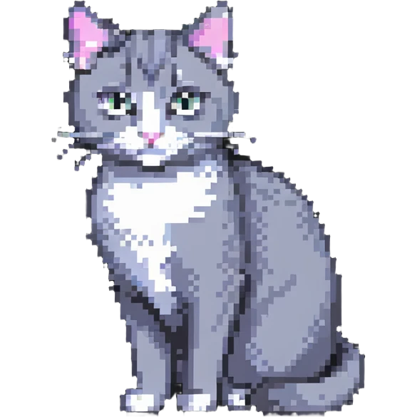 gray cat emoji