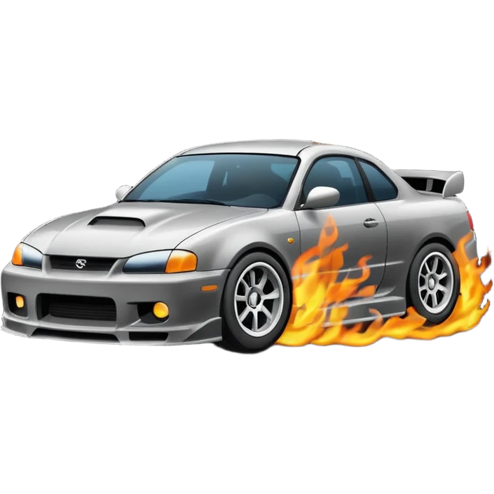 Drifting car emoji