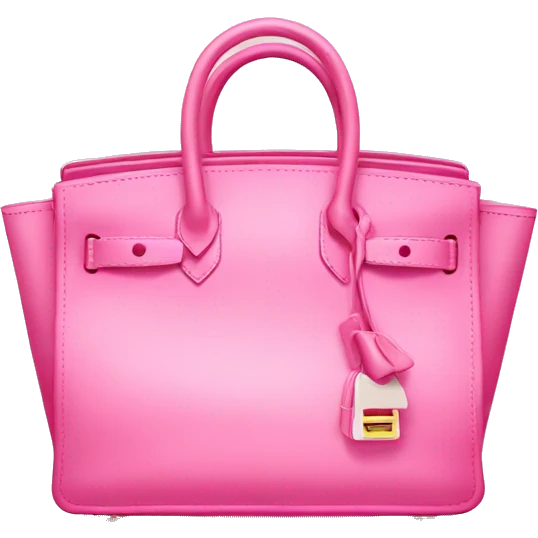 Pink birkin bag  emoji