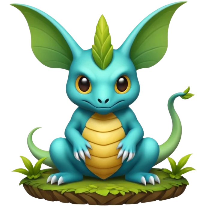 Epic complex detailed aesthetic-scenic-Fakémon-creature emoji