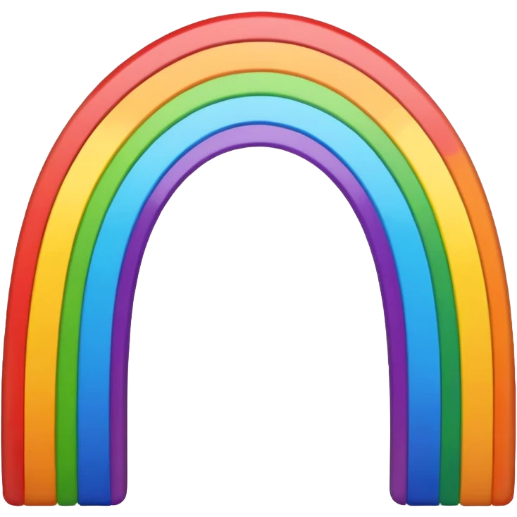 Lighting rainbow emoji