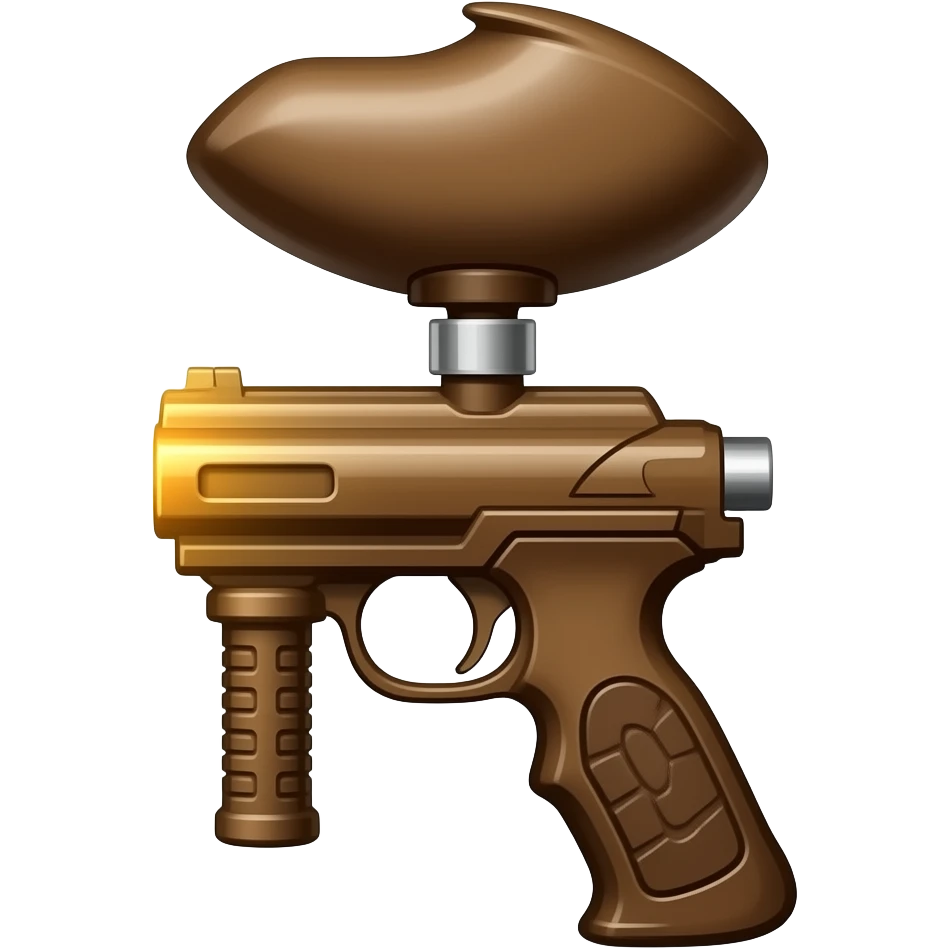 Fire paintball gun emoji