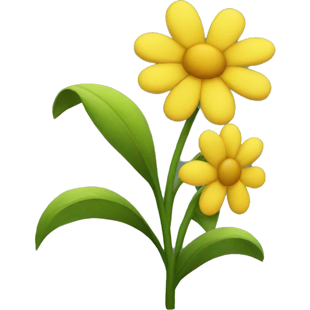 Yellow flowers emoji