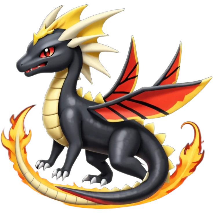 Meloetta-Salandit-Giratina-Nargacuga-Pokémon-Fakémon-fusion-hybrid-creature emoji
