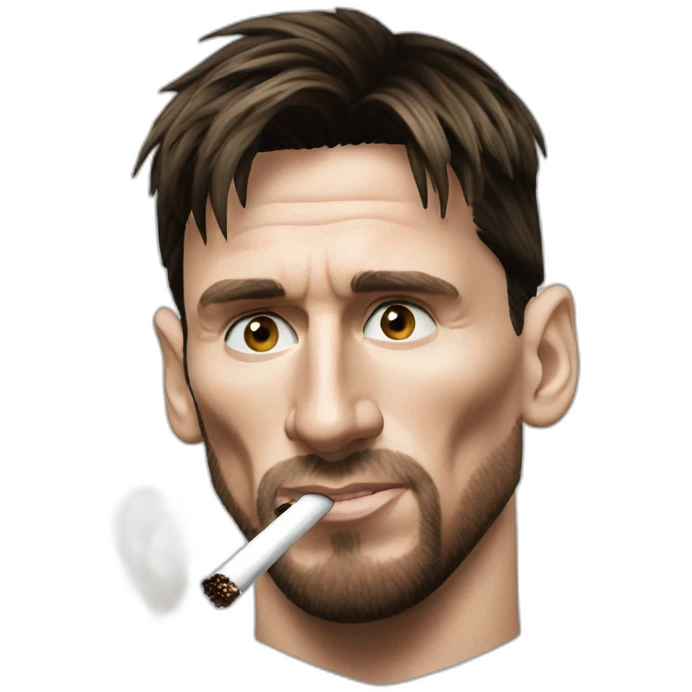 Lionel messi smoking emoji