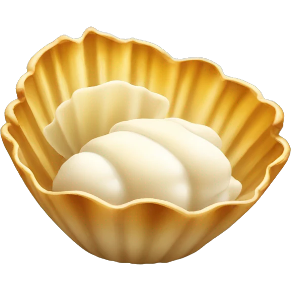 Coquille Saint-Jacques simple et unique emoji