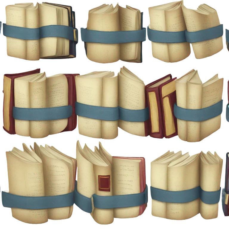 Cute books emoji