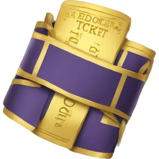 golden ticket emoji