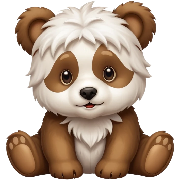 Can you do a mix of a Maltese and bear cub emoji