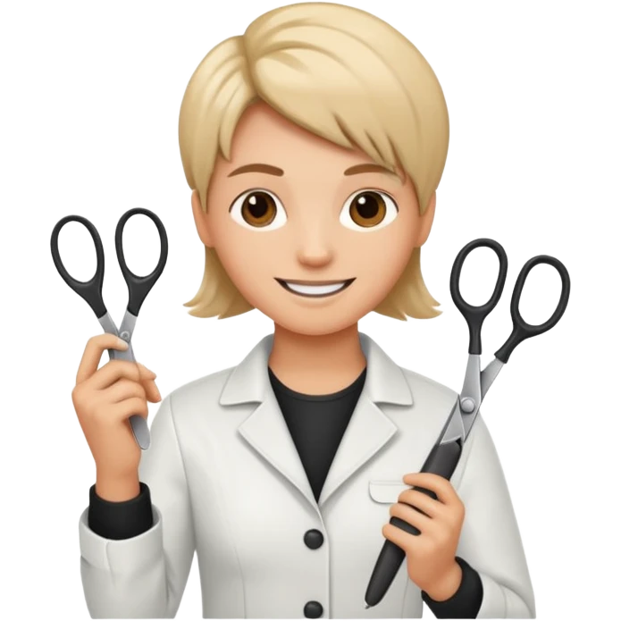 Hairdresser with scissors




 emoji