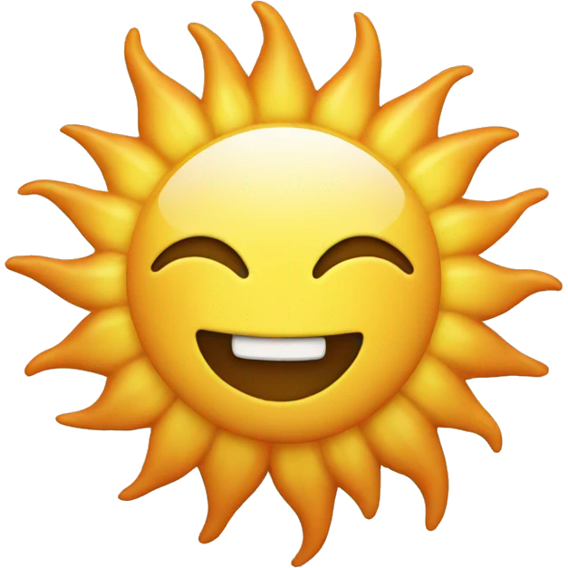 Sun emoji