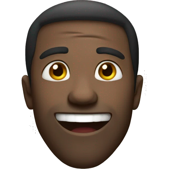 Mischievous grin emoji