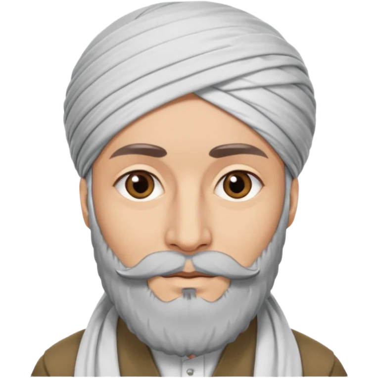 mullah traditional Islamic scholar wearing a turban emoji