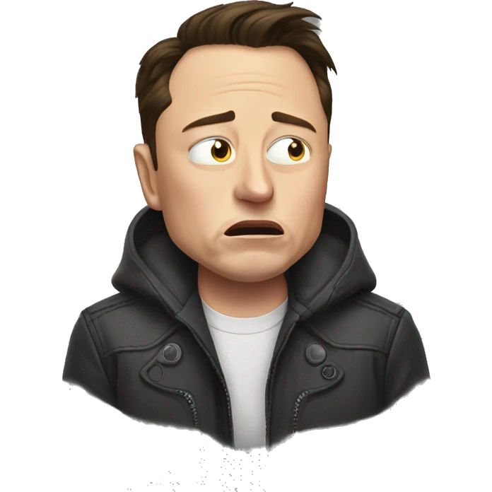 Elon musk crying  emoji