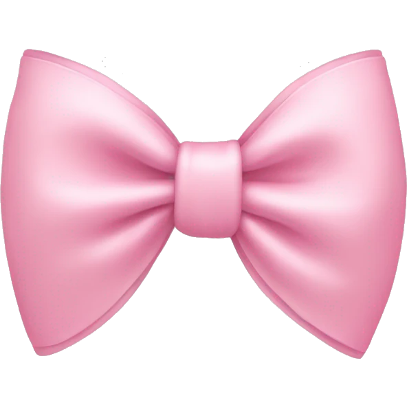 light pink bow  emoji