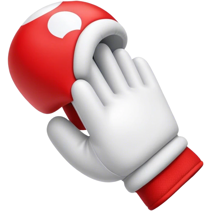 super mario glove  emoji