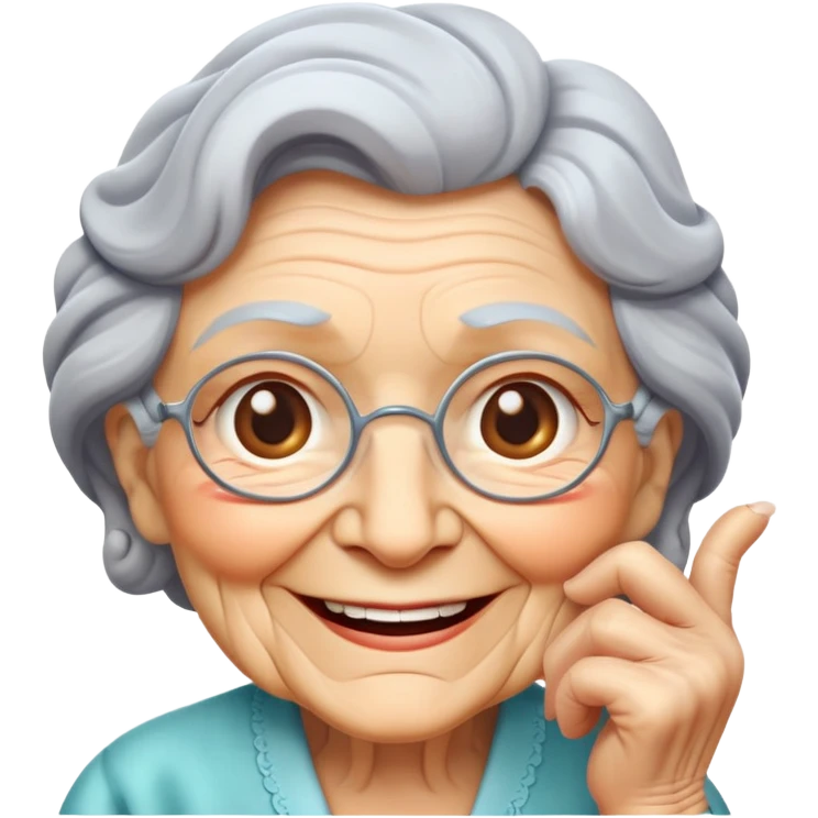 granny character emoji
