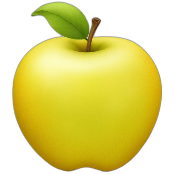 yellow apple emoji