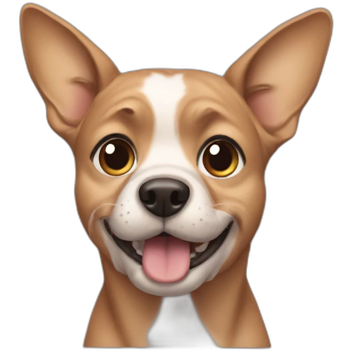 Dog crazy emoji