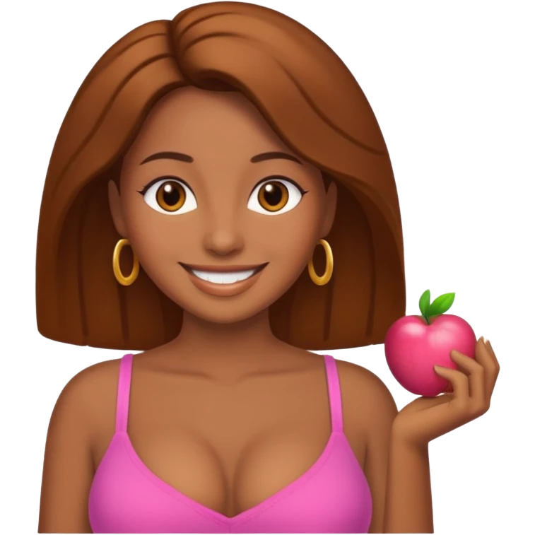 Brown skin women titties  emoji