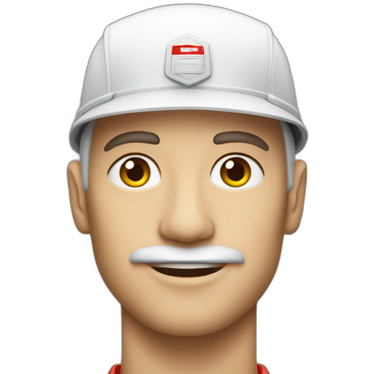 Royal Mail post man white skin emoji