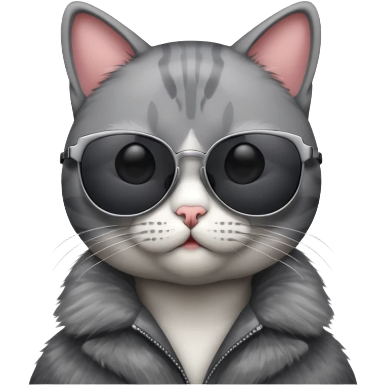 Cat wearing sunglasses emoji