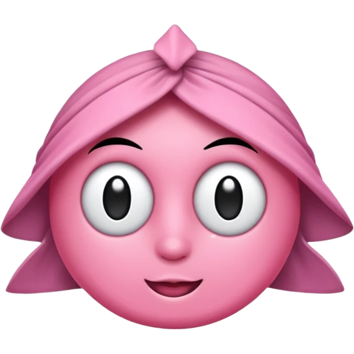Yuvarlak pempe şeker emoji