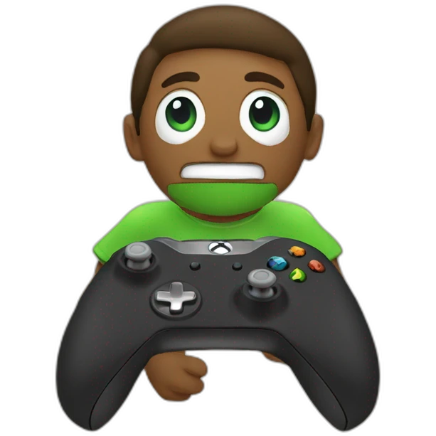 Jugando Xbox emoji
